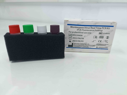 A detecção do jogo FAM do teste do PCR de Monkeypox do tempo real canaliza o transporte congelado da circunstância