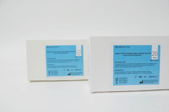 Jogo de Kit High Accuracy Art Test do teste do antígeno da saliva do CE MSDS SARS-CoV-2