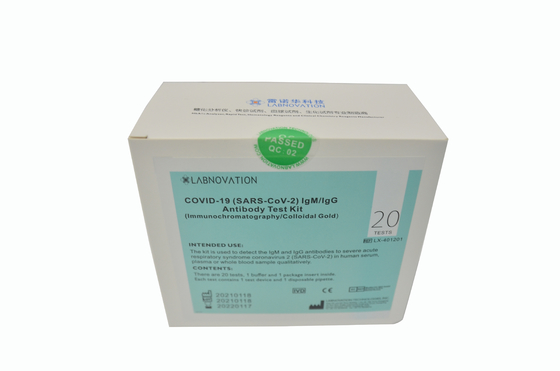 Detecção nova Kit Simple Operation do anticorpo de Coronavirus IgG IgM