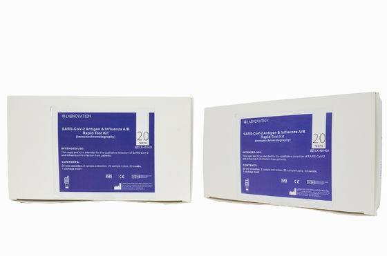 Jogo de Kit Comprehensive Rapid Flu Swab do teste da gripe da verificação rápida COVID-19