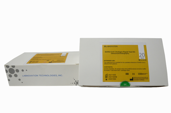 Um CE rápido de Kit Nasal Swab do teste do antígeno da etapa habilitado para SARS-CoV-2
