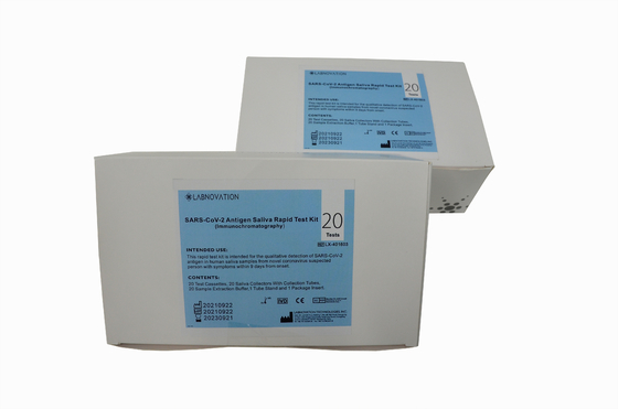 Teste universal Kit For Suspected Populations do antígeno da saliva 20PCS COVID-19