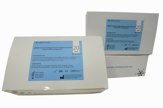 ISO9001 tempo - teste Kit For School do antígeno da saliva da economia KKM