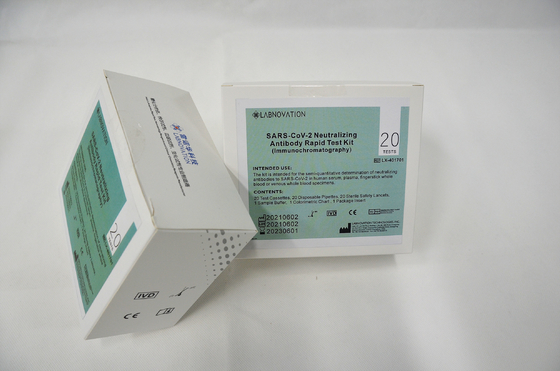 A precisão de 95% apanha o teste de neutralização Kit Immunochromatography do anticorpo