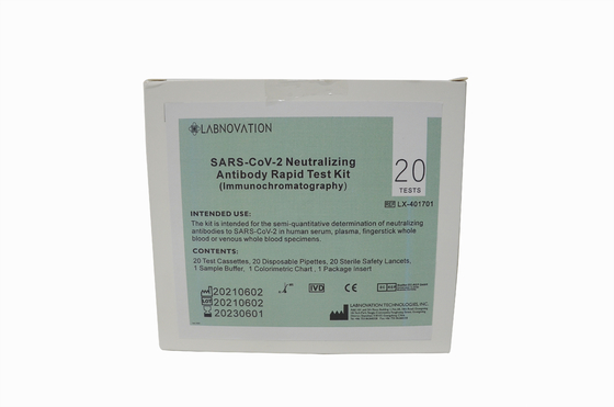 Jogo de neutralização ISO9001 do teste do anticorpo da etapa CoV-19 um