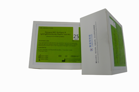 Teste combinado Kit Immunochromatography do anticorpo do antígeno da dengue de NS1 IgG IgM