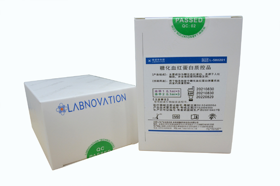 O analisador Glycosylated do controle LD500 HbA1c da hemoglobina obedece a CONCESSÃO do laboratório