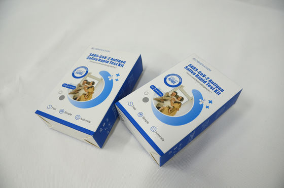 qualidade  SARS-CoV-2 Saliva Self Test Kit Single Pack Portable RTK Ag Saliva Test Kit fábrica