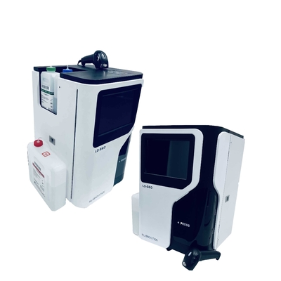 CV automático do analisador da HPLC de HbA1c menos a exposição alta do LCD da cor completa da correlação de 2%