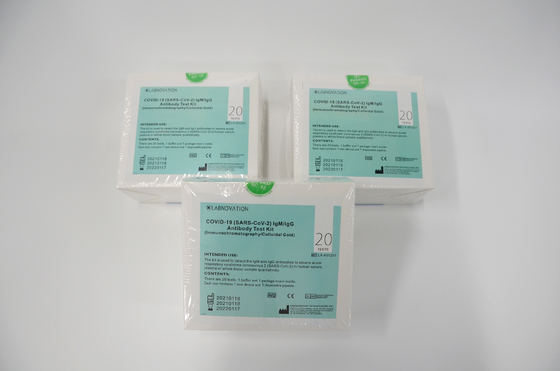 Teste rápido Kit Immunochromatography do anticorpo de 20PCS SARS-CoV-2