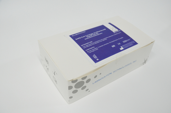 Teste nasal descartável Kit For do AB da gripe do cotonete do CE IN VITRO diagnóstico