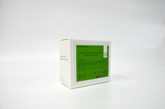 Teste branco Kit Rapid Chromatographic Immunoassay do antígeno da dengue NS1 da precisão de 95%