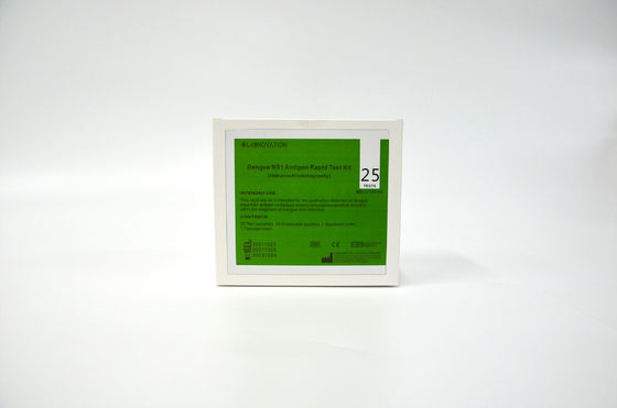 Teste branco Kit Rapid Chromatographic Immunoassay do antígeno da dengue NS1 da precisão de 95%