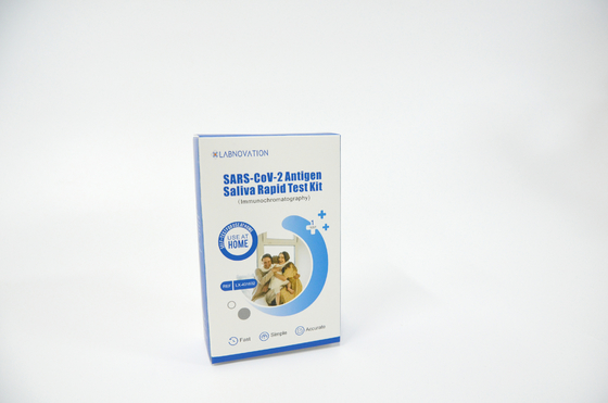 Teste Kit Swab Test da casa da saliva do antígeno do OEM CoV-2 78*34*125MM