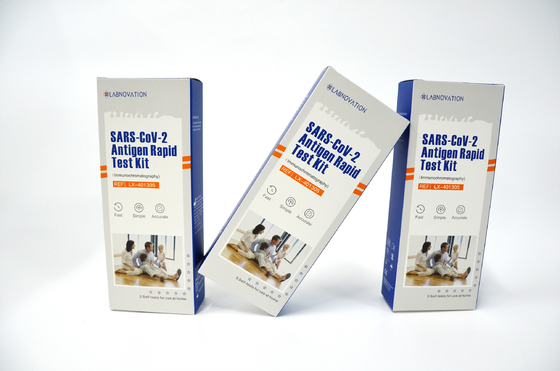 Teste rápido Kit Result In Sars Cov 2 do antígeno plástico de ISO9001 teste de um Labnovation de 15 minutos