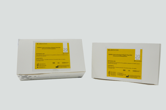 20PCS dispositivo rápido 15 Min Nasal Swab Test Kit do teste SARS-CoV-2 AG