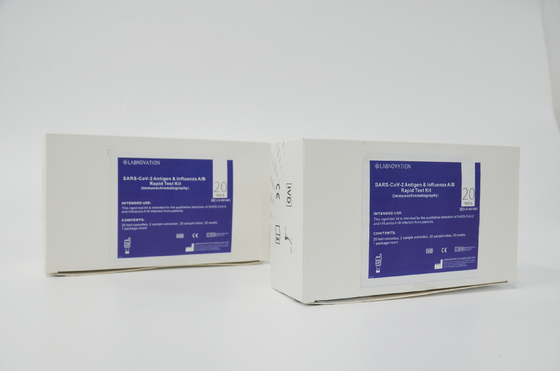 Teste branco Kit Immunochromatography do AB da gripe da precisão alta
