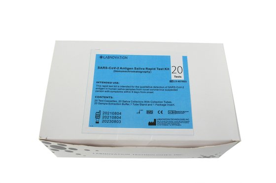 Dispositivo Immunochromatography do teste da saliva de Labnovation de uma precisão de 98,02 por cento
