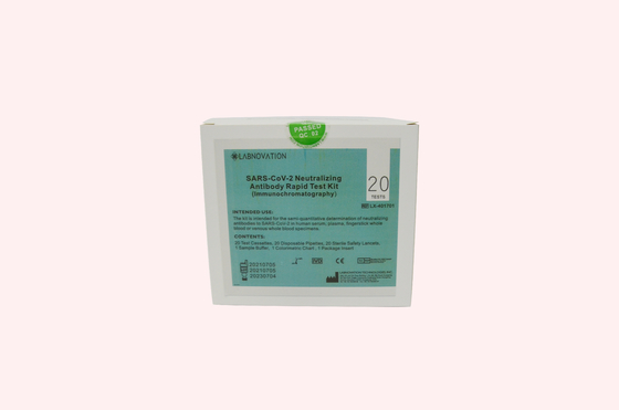 Jogos de neutralização 20PCS do teste do anticorpo COVID-19 para o uso profissional