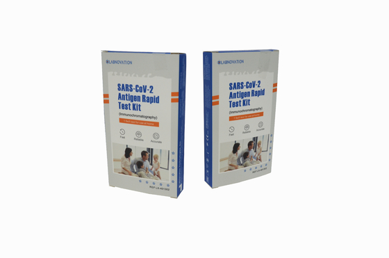 Teste rápido de Kit Nasal Specimen For Self do teste do antígeno de Labnovation SARS CoV 2
