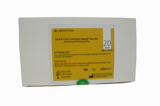 Um CE rápido de Kit Nasal Swab do teste do antígeno da etapa habilitado para SARS-CoV-2