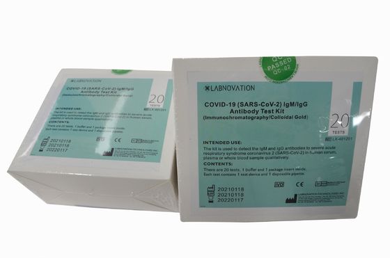 Teste rápido Kit Antibody de IgG IgM da detecção qualitativa rápida do jogo ISO9001 do teste do anticorpo