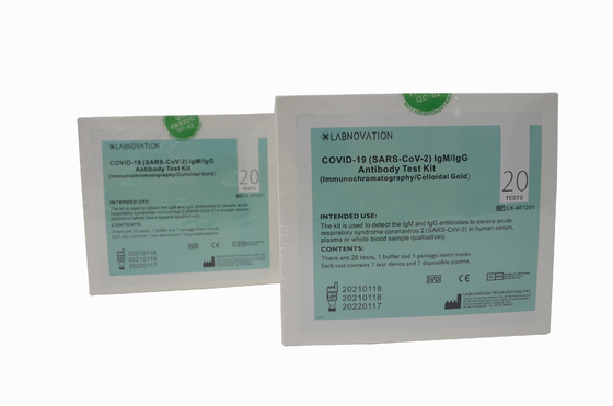 Teste rápido Kit Antibody de IgG IgM da detecção qualitativa rápida do jogo ISO9001 do teste do anticorpo