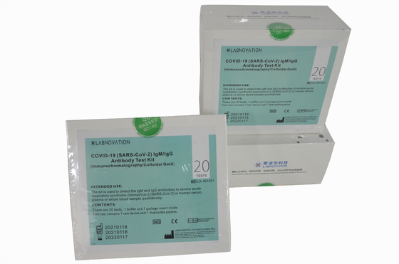 Detecção rápida Kit High Accuracy do anticorpo rápido dos testes CoV-19 IgG/IgM do jogo 20 do teste do anticorpo