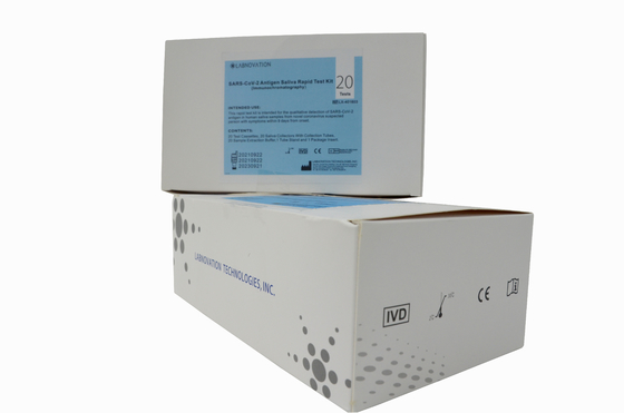 Teste universal Kit For Suspected Populations do antígeno da saliva 20PCS COVID-19