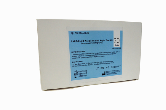 ISO9001 tempo - teste Kit For School do antígeno da saliva da economia KKM