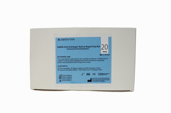 Especificidade rápida do jogo 99% do teste de Kit Saliva RTK do teste do antígeno do CE MSDS