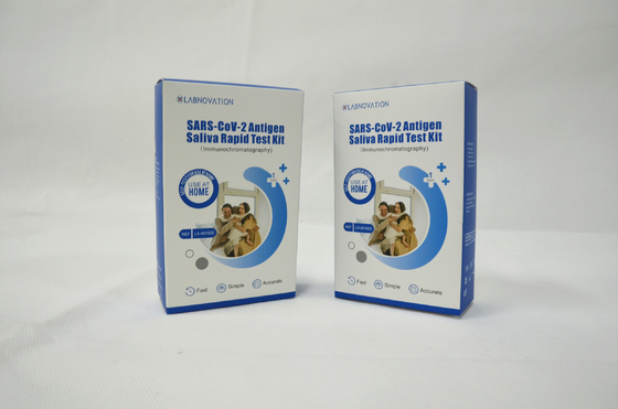 Jogo de auto-teste do teste da saliva RTK AG de Kit Single Pack Portable da saliva SARS-CoV-2