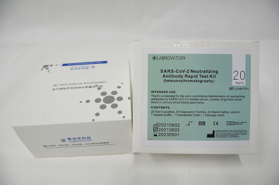 Detecção Kit For Professional Use do anticorpo da neutralização de 20 testes
