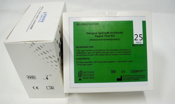 Jogos rápidos do teste de IgG IgM da dengue dos testes do ODM IVD 25 do OEM