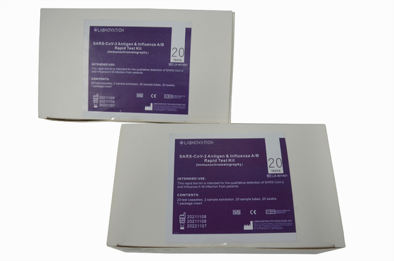 Teste profissional Kit Flu Swab Antigen Kit do AB da gripe do ISO 13485