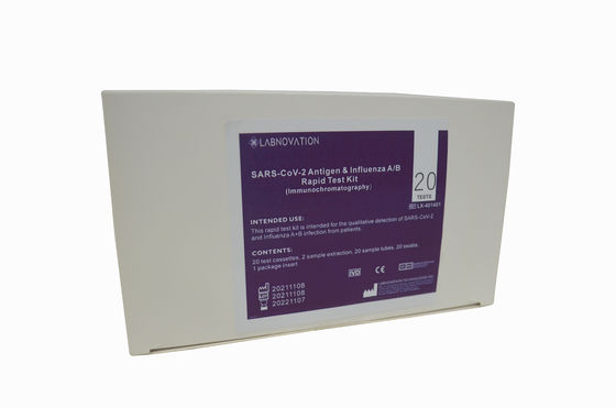 Jogo rápido ISO9001 do teste do AB da gripe combinado orofaríngea dos cotonetes