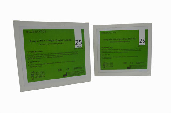 ISO13485 jogo do antígeno da dengue NS1 da etapa do plástico um