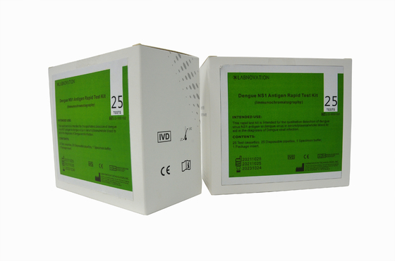 Teste rápido Kit For Qualitative Detection NS1 AG de ISO9001 15 Min Dengue