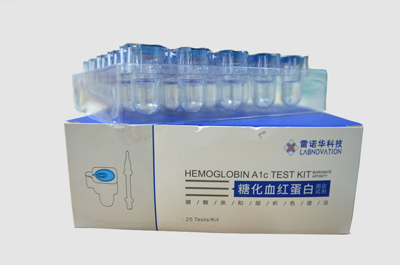 Jogos do teste da hemoglobina A1c da afinidade de Boronate do analisador do teste da hematologia HbA1c de LD100 POCT