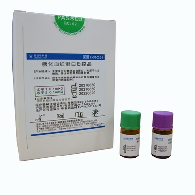 O analisador Glycosylated do controle LD500 HbA1c da hemoglobina obedece a CONCESSÃO do laboratório